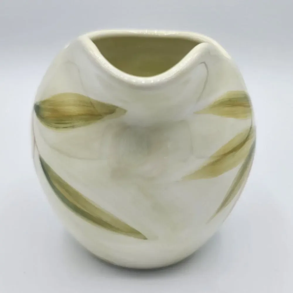 NEW 2005 Nicoise by Target Home Olive Leaves Plant Ceramic Creamer Jar Pitcher